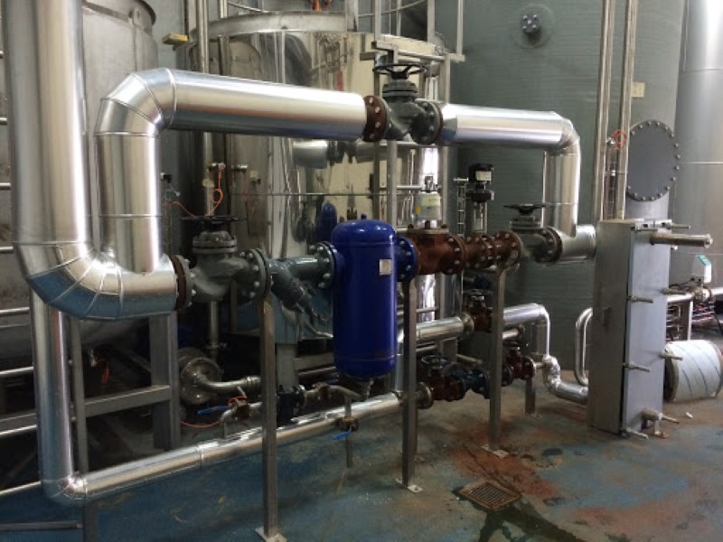 Vapeur et retour condensat