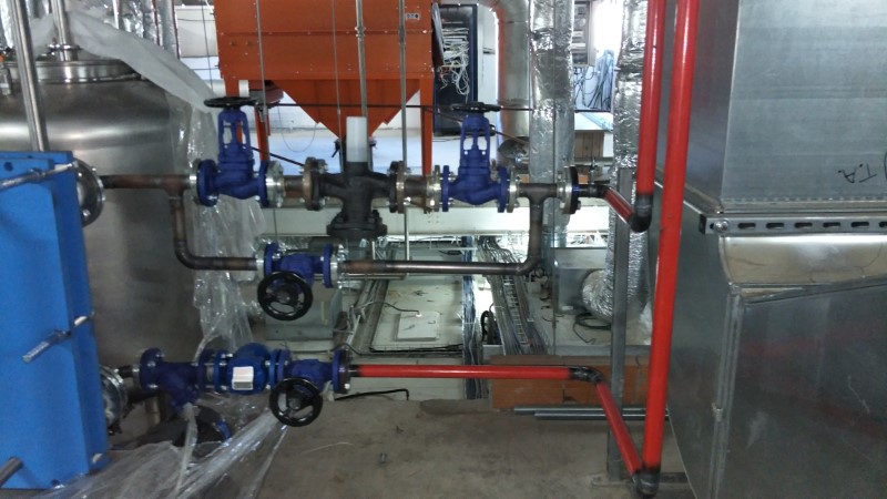 Vapeur et retour condensat